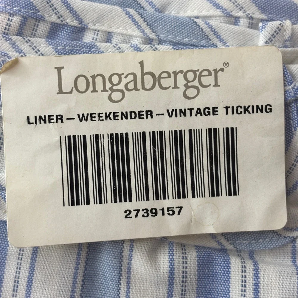 Longaberger weekender basket
